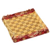 エフピコ 寿司桶 氷河桶30-30 本体 扇市松赤金 7Z921300 1ケース(160個(10個×（直送品）