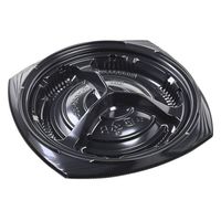 エフピコ フルーツ容器 コリーナ20-20-1 本体 黒 7Z963201 1ケース(600個(50個×12)（直送品）