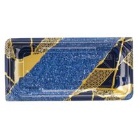 エフピコ 寿司容器 四季皿1-4 本体 金継ぎ紺 7Z972280 1ケース(900個(50個×18)（直送品）