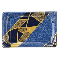 エフピコ 寿司容器 四季皿2-4 本体 金継ぎ紺 7Z972286 1ケース(600個(50個×12)（直送品）