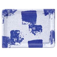 エフピコ 刺身容器 四季皿25-18 本体 角ぞめ青 7Z972323 1ケース(400個(50個×（直送品）