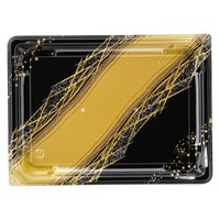 エフピコ 刺身容器 四季皿25-18 本体 ひし網金 7Z972322 1ケース(400個(50個×8)（直送品）