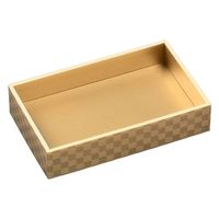 エフピコ 寿司容器 WP-315(33) 本体 市松金 80014315 1ケース(600個(40個×15)（直送品）