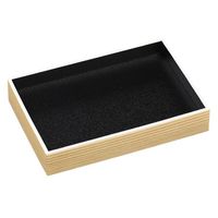 エフピコ 寿司容器 WP-410(30) 本体 柾目黒 80021410 1ケース(500個(20個×25)（直送品）