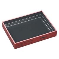 エフピコ 弁当容器 WPS-角251-190 本体 赤焼板目黒 80050139 1ケース(135個(15個×9)（直送品）