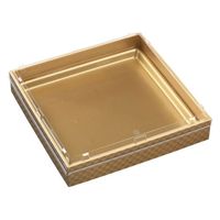 エフピコ 弁当容器 WPS-角270-270透明蓋付V 市松金 80050149 1ケース(60個(10個×6)（直送品）