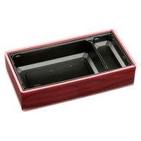 エフピコ どんぶり容器 WU-302-44 本体 赤板目 8D313020 1袋(15個)（直送品）