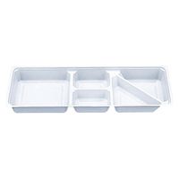 エフピコチューパ 紙BOX中仕切 110-40C-1白 CP500520 1ケース(300個(50個×6)（直送品）