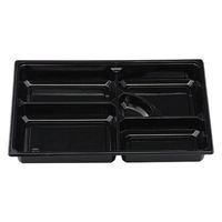 エフピコチューパ PS中仕切 90-65 A 黒 CP500729 1ケース(300個(50個×6)（直送品）