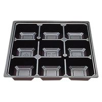 エフピコチューパ MSD中仕切 80-80 D-1 黒 CP500871 1ケース(300個(50個×（直送品）