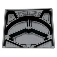 エフピコチューパ MSD中仕切 80-80 Y 黒 CP500873 1ケース(300個(50個×6)（直送品）