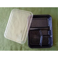 エフピコチューパ 弁当容器 PZ-10 かえで 透明蓋付 CP530171 1袋(50個)（直送品）