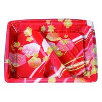 エフピコチューパ 弁当容器 MS角弁 23-19-2 かなで赤 本体 CP570505 1ケース(600個(50個×12)（直送品）