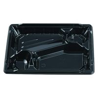 エフピコチューパ 弁当容器 MS角弁 23-17-2 黒 本体 CP570531 1ケース(600個(50個×12)（直送品）