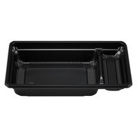 エフピコチューパ どんぶり容器 紙折FIT-302 内装 黒 CP570676 1ケース(600個(50個×12)（直送品）