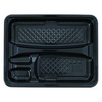 エフピコチューパ 弁当容器 CR-3-3 黒 本体 CP571122 1ケース(600個(50個×12)（直送品）