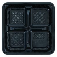 エフピコチューパ 弁当容器 CR-5-1 黒 本体 CP571123 1ケース(600個(50個×12)（直送品）
