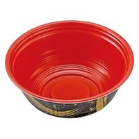エフピコチューパ どんぶり容器 MFP極み丼-363 上杉赤 本体 CP630282 1ケース(600個(50個×12)（直送品）