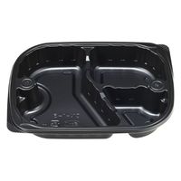エフピコチューパ 弁当容器 CN-1-3 黒本体 CP800969 1ケース(600個(50個×12)（直送品）