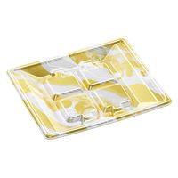 エフピコ 発泡トレー RSA15-18(L) スプラッシュゴールド SH775088 1ケース(1200個(50個×24)（直送品）