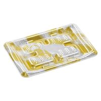 エフピコ 発泡トレー MHT20-13 スプラッシュゴールド SH776109 1ケース(1200個(50個×24)（直送品）