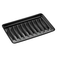 エフピコ 発泡トレー シシャモ 4L-10 黒 SH778821 1ケース(600個(100個×6)（直送品）