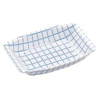 エフピコ 鮮魚トレー M-81 ブルーチェック W SH912650 1ケース(1400個(50個×28)（直送品）