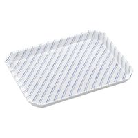 エフピコ 発泡トレー DH-23-20 ツーラインブルー SH974376 1ケース(400個(50個×8)（直送品）