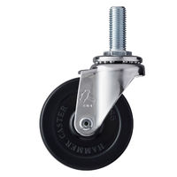 ハンマーキャスター ハンマー ねじ込み旋回式ゴム車輪 85mm M16 420EAR85 1個