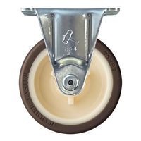 ハンマーキャスター（株） ハンマー 固定式ウレタン車輪（ナイロンホイール） 420RUR