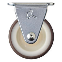 ハンマーキャスター ハンマー 固定式ウレタン車輪(ナイロンホイール)32mm 420RUR32 1個