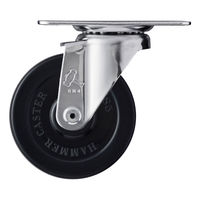 【アウトレット】ハンマーキャスター ハンマー 旋回式ゴム車輪 85mm 420ER85 1個