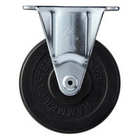 【アウトレット】ハンマーキャスター ハンマー 固定式ゴム車輪 75mm 420SRR75 1個