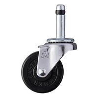 【アウトレット】ハンマーキャスター ハンマー 差込み旋回式ゴム車輪 50mm 420KR50 1個