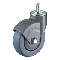 ハンマーキャスター ハンマー 740静シリーズねじ込みゴム車 740MAFR100 1個