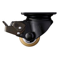 【アウトレット】ハンマーキャスター ハンマー 低床重荷重用旋回式ウレタン車輪(アルミホイール・ボールベアリング)50 1個