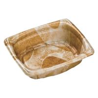 エフピコ 軽食容器 MFP角デリ16-13(50) 本体 香川茶W 4M016131 1袋(25個)（直送品）