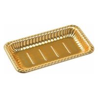 エフピコ オードブル容器 ティアラ角皿25-14(V1) 本体 金 4C132514 1ケース(600個(50個×12)（直送品）