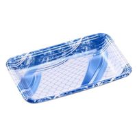 エフピコ 発泡トレー FLB-A12-25 海氷青 4B100124 1袋(100個)（直送品）