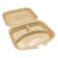 エフピコ 弁当容器 DLVランチ23-18-1 ベージュ 40020702 1袋(30個)（直送品）