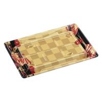 エフピコ 寿司容器 Sステージ24-17 本体 扇市松金 40759247 1袋(50個)（直送品）