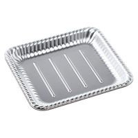 エフピコ オードブル容器 ティアラ角皿25-22 本体 銀 41462522 1ケース(600個(50個×12)（直送品）