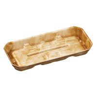 エフピコ 発泡トレー FU-22-10(25) しなの茶 40142210 1ケース(1800個(50個×36)（直送品）