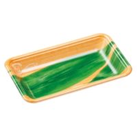 エフピコ 発泡トレー FLB-A12-25 エコ木目葉らん 3B210124 1袋(100個)（直送品）