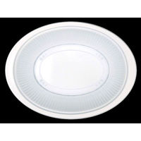 エフピコ 弁当容器 DLV楕円24-18(60)MSD 白 本体 7E241861 1袋(50個)（直送品）