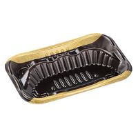 エフピコ 軽食容器 MFP-ホットキッチン2TK 金座黒 4M500224 1袋(50個)（直送品）