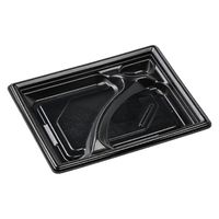 エフピコ 弁当容器 MFPモダン22-17-1 黒 4M98217A 1袋(50個)（直送品）