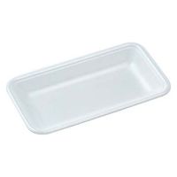 エフピコ 発泡トレー FLB-A11-25 W 白 0B400114 1ケース(2400個(100個×24)（直送品）