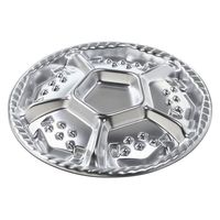 エフピコ オードブル容器 シェルトプラッター丸30 本体 銀 49910300 1ケース(200個(10個×20)（直送品）