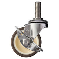 ハンマーキャスター ハンマー SAシリーズオールステンレス 旋回式ウレタン車輪(ローラーベアリング) 315SAUB75 1個